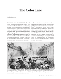 The Color Line - Zinn Education Project