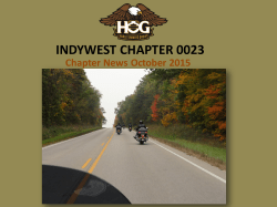 October 2015 - IndyWest HOG Chapter #0023