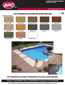 APC Precision Colored Release Powder