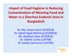 Impact of Food Hygiene in Reducing Contamination of Weaning