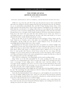 the story of king arthur and his knights