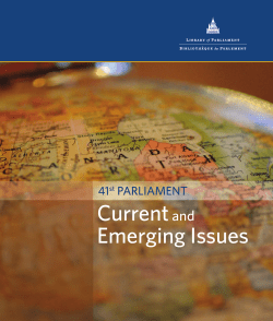 Current and Emerging Issues