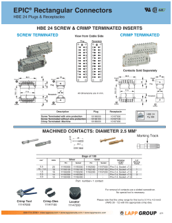 EPIC Rectangular Connectors