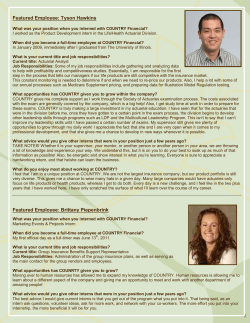 Featured Employee - COUNTRY Financial