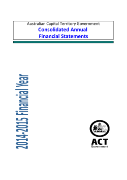 2014-15 Consolidated Annual Financial Statements