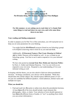 IB World Literature and Language II