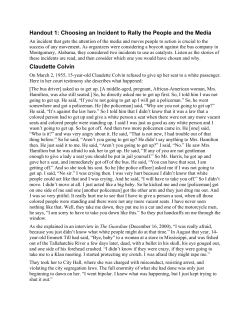 Handouts - Civil Rights Teaching