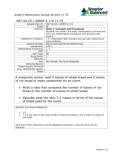 SBAC - Sample Items - Grade 6 Math