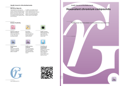 Hexavalent chromium compounds