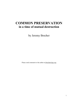 common preservation