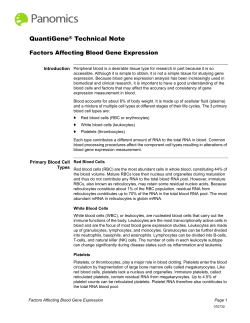 QuantiGene® Technical Note - Panomics Quantitative Biology