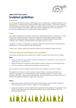 Sculpture guidelines - Upper Hutt City Council