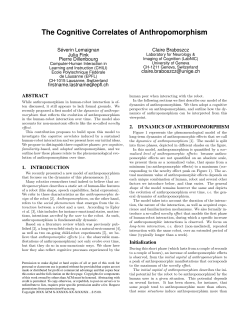 The Cognitive Correlates of Anthropomorphism