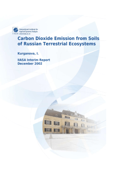 Carbon Dioxide Emission from Soils of Russian