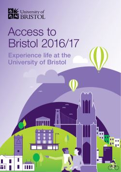 Access to Bristol brochure 2016