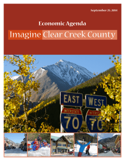 2014 Clear Creek Targeted Industry Study