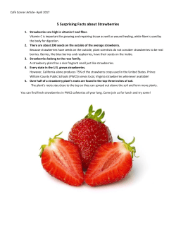 5 Surprising Facts about Strawberries