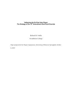 Deflecting the Ex-Post Veto Player: The Strategy of the 14th