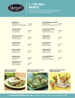 Ranch - Marzetti&reg; Foodservice