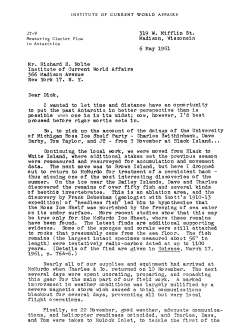 Measuring Glacier Flow in Antarctica