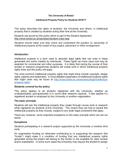 This policy describes the rights of students, the University and others