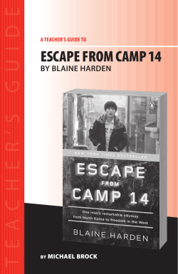 A Teacher`s Guide to Escape from Camp 14