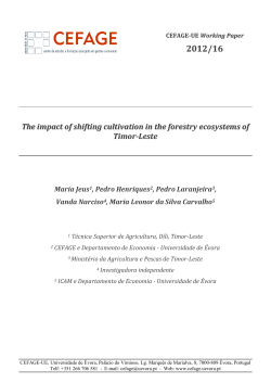 The impact of shifting cultivation in the forestry