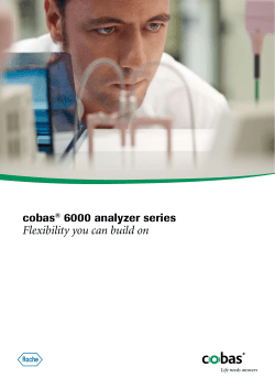 Flexibility you can build on - Roche Diagnostics (Schweiz)
