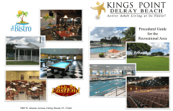 Procedural Guide - Kings Point Delray