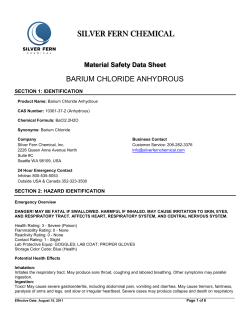 Barium Chloride (Anhydrous)