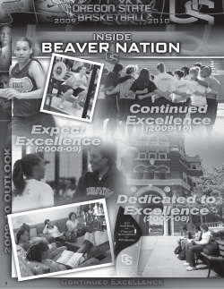 2009-10 outlook - Oregon State Athletics