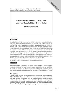 Immunization Bounds, Time Value and Non
