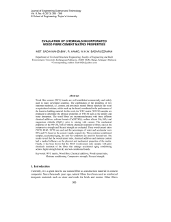 EVALUATION OF CHEMICALS INCORPORATED WOOD