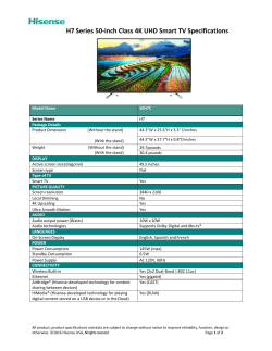 H7 Series 50-inch Class 4K UHD Smart TV