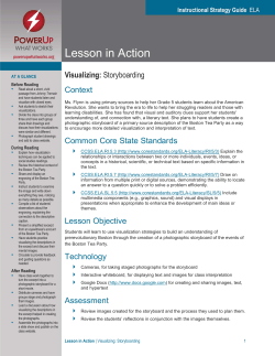 Lesson in Action - PowerUp WHAT WORKS