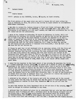 SI August, 1967, Herbert Katzki Sophie Lennox - JDC