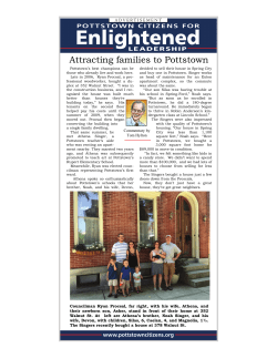 Attracting families to Pottstown
