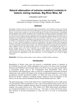 Natural attenuation of extreme metalloid contents in historic