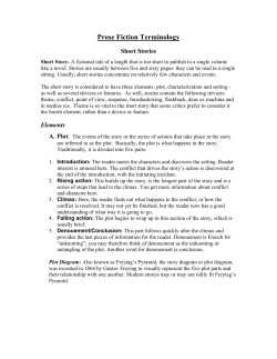 Prose Fiction Terminology 9