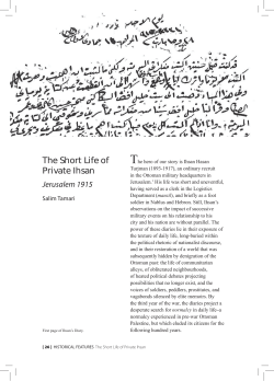 The Short Life of Private Ihsan - The Institute for Palestine Studies
