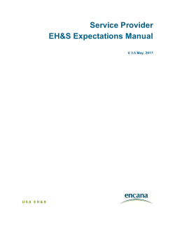 Contractor Expectations Manual