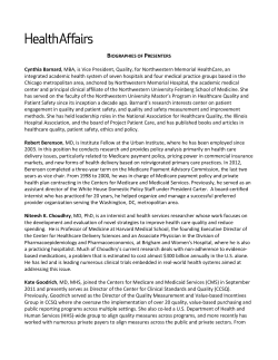 Cynthia Barnard, MBA, is Vice President, Quality, for