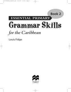 for the Caribbean - Macmillan Caribbean