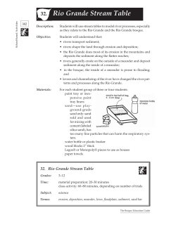 Rio Grande Stream Table - New Mexico Museum of Natural History
