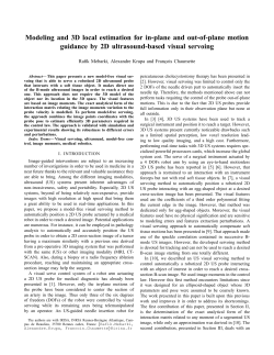 Modeling and 3D local estimation for in-plane and out-of