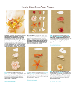 How to Make Crepe-Paper Flowers