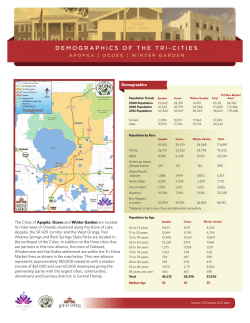 Demographics - City of Winter Garden