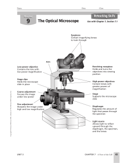 The Optical Microscope