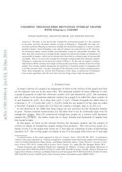 Coloring triangle-free rectangle overlap graphs