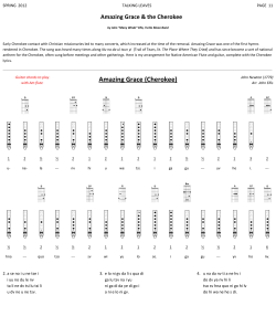 Amazing Grace (Cherokee)